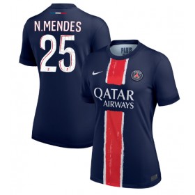 Paris Saint-Germain Nuno Mendes #25 Hjemme skjorte til dame 2024-25 Kortermet